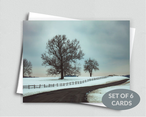 Winter in Chester County Notecard