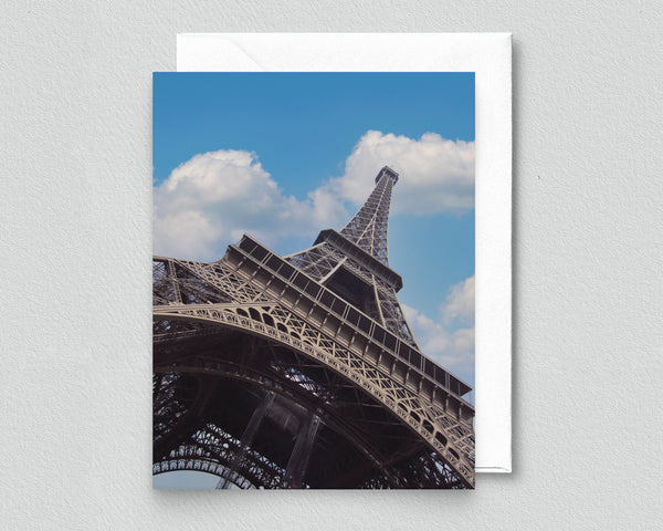 Eiffel Tower Blank Notecard with Envelope